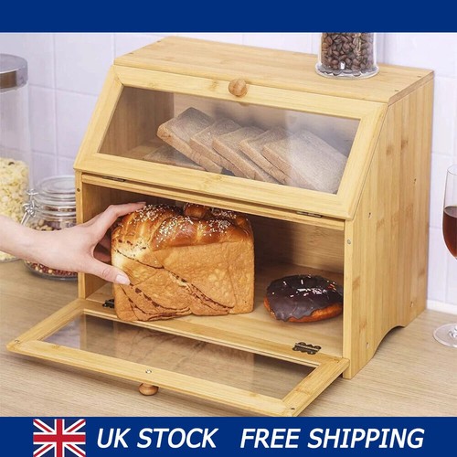 Tier bamboo bread bin - 2,