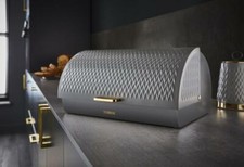 NEW Empire Bread Bin Grey &