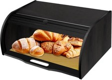 SG Traders Bamboo BreadBin