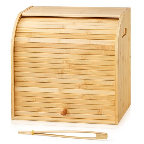 Layer bamboo bread bin - layer,