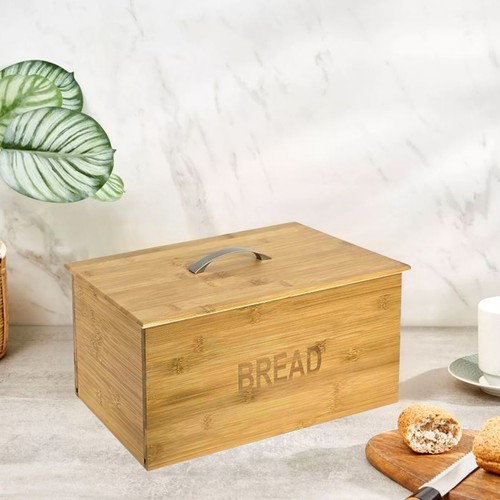 Bread bin original bamboo - bamboo, wood