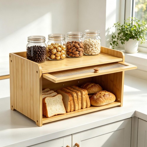 Bamboo wooden bread - bamboo,