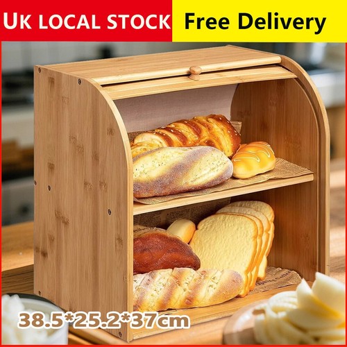 Bread bin tiers double - bread,