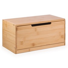 Bamboo Bread Bin Storage Crock