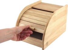Mini Wooden Bread Bin Small
